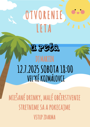 Otvorenie leta Veľké Kozmálovce